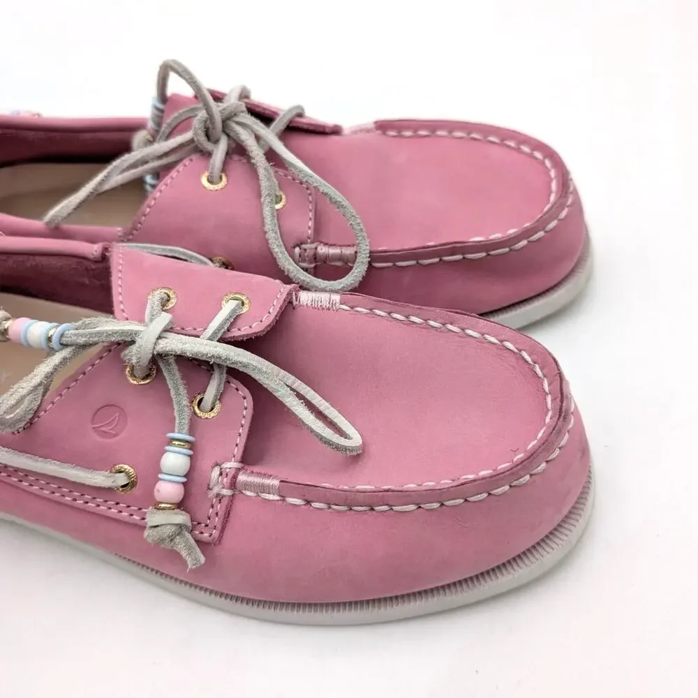 Sperry Authentic Original 2-Eye Boat Shoes Big Kid Mauve Size US5M EU37